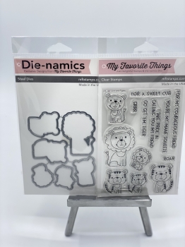 MFT Die-Namics Stanz & Stempel Set - Lions and Tigers